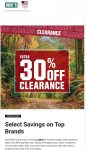 30% off clearance at Dicks sporting goods #dicks