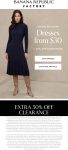 40% off everything & 50% off clearance at Banana Republic Factory #bananarepublicfactory