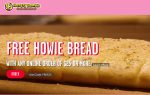 Free howie bread on $25 at Hungry Howies pizza via promo code FREE25 #hungryhowies