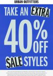 Extra 40% off sale styles at Urban Outfitters #urbanoutfitters