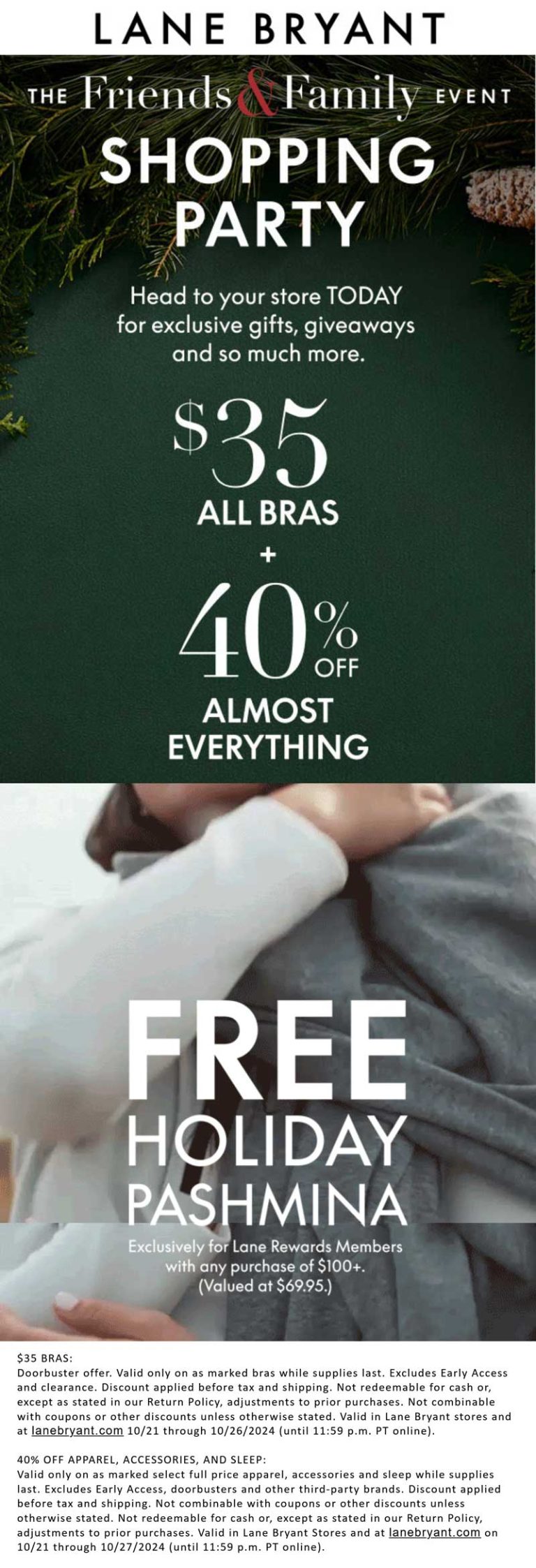 40% off everything at Lane Bryant