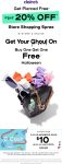 Second halloween item free at Claires, ditto online #claires