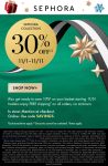 30% off the collection at Sephora, or online via promo code SAVINGS #sephora