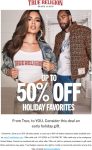 50% off online at True Religion #truereligion