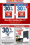 30% off all items $10 and under at Harbor Freight #harborfreight