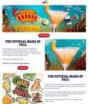 $6 Autumn breeze margarita this month at Chilis restaurants #chilis