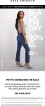 30% off petite denim at Good American via promo code BF30 #goodamerican