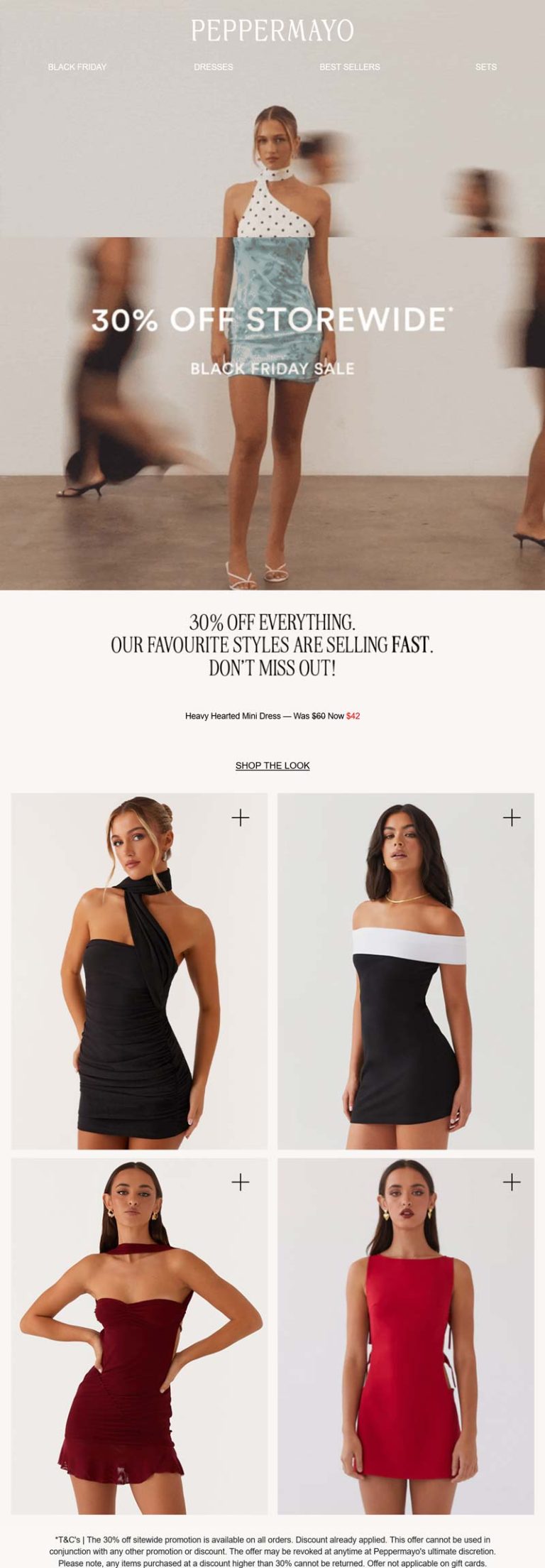 30% off everything at Peppermayo