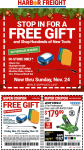 Free item at Harbor Freight Tools, no purchase necessary #harborfreight