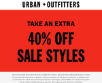 Extra 40% off sale styles at Urban Outfitters #urbanoutfitters