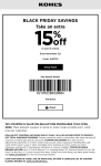 Extra 15% off at Kohls, or online via promo code SHOP15 #kohls