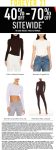 40-70% off everything at Forever 21, ditto online #forever21