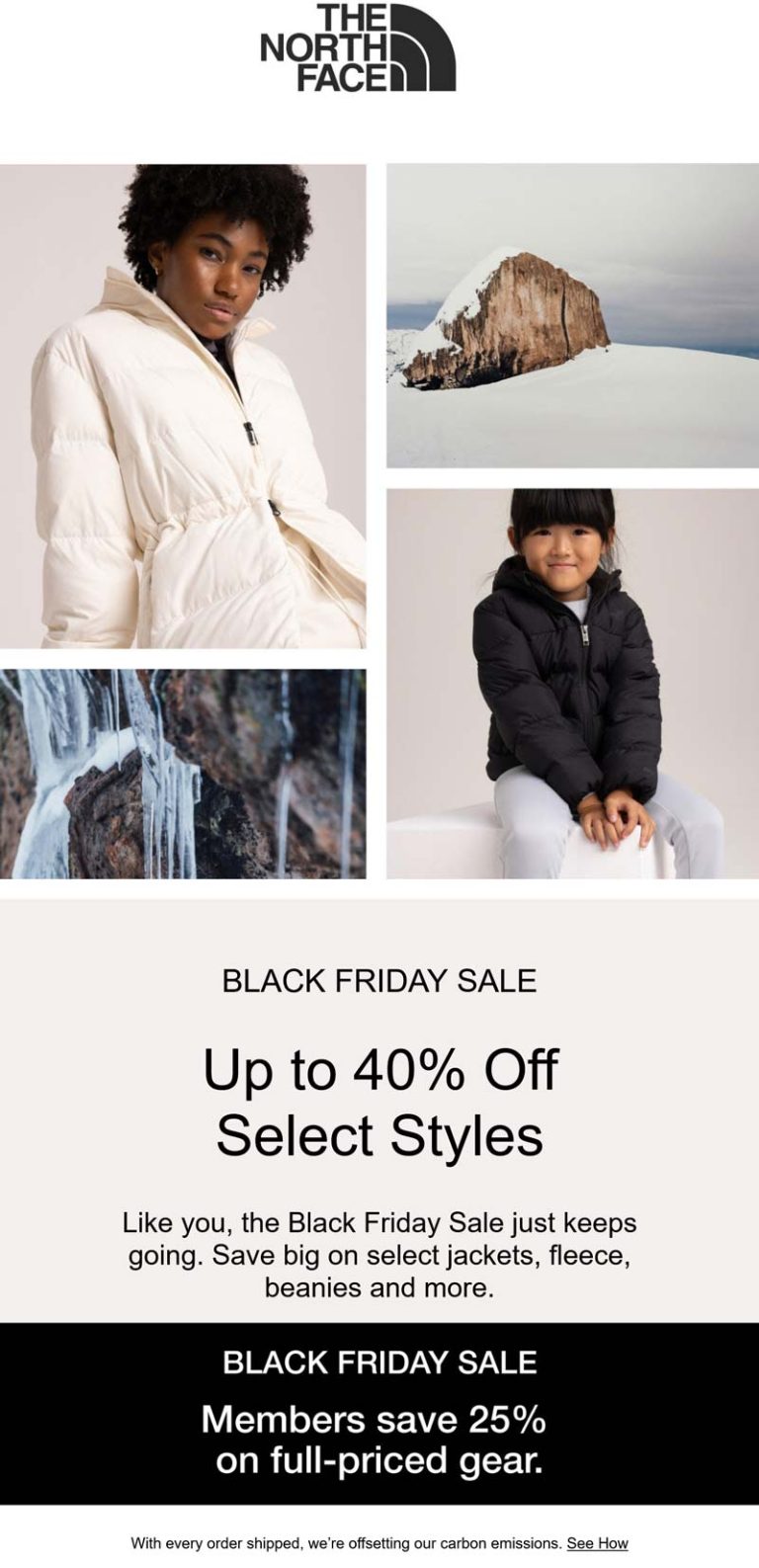 40% off parkas & more at The North Face