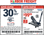 30% off all items under $10 at Harbor Freight Tools #harborfreight