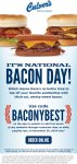 Free bacon on any sandwich today at Culvers via promo code BACONYBEST #culvers