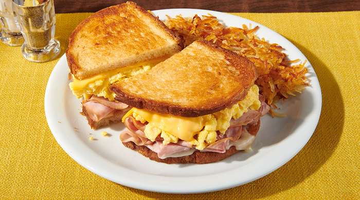 Grand slam breakfast = $6 at Dennys #dennys The Coupons App®
