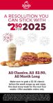 All classic sandwiches $2.50 online all month at Arbys restaurants #arbys