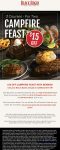 $15 off campfire feast & more at Black Angus steakhouse #blackangus