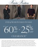 Extra 25% off clearance at Brooks Brothers, ditto online #brooksbrothers