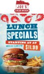 $12 lunch specials weekdays at Joes Crab Shack #joescrabshack