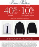 50% off everything online at Brooks Brothers #brooksbrothers