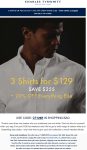 20% off everything at Charles Tyrwhitt via promo code CT129R #charlestyrwhitt