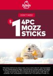 $1 mozzarella sticks online at Arbys restaurants #arbys