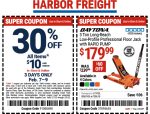 30% off at Harbor Freight tools, or online via promo code 91000490 #harborfreight