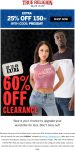 25% off $150 & more at True Religion via promo code PRESDAY #truereligion