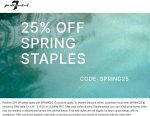 25% off at 7 For All Mankind via promo code SPRING25 #7forallmankind