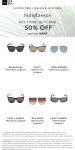 Second sunglasses 50% off at Saks OFF 5TH, or online via promo code WANT #saksoff5th