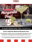 $5 margaritas today at TGI Fridays restaurants #tgifridays