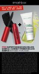 Free mascara & primer on $65 at Smashbox #smashbox