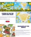 $6 lemon drop margaritas at Chilis restaurants all of March #chilis