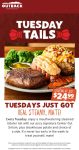 Lobster + steak + potato + side = $25 today at Outback Steakhouse #outbacksteakhouse