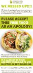 Free taco via login at California Tortilla #californiatortilla