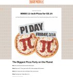 Second pizza $3.14 Friday at Blaze Pizza #blazepizza