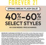 40-60% off spring break styles online at Forever 21 #forever21