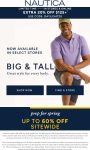 Extra 20% off $125 at Nautica via promo code DAYLIGHT20 #nautica