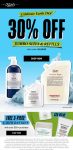 30% off jumbo sizes & refills + free 3pc on $85 at Kiehls via promo code VALUE30 #kiehls