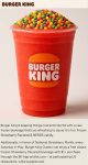 Free frozen strawberry drink on $1+ Saturdays in May at Burger King #burgerking