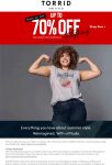 Extra 60% off clearance online at Torrid #torrid