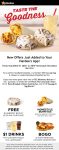 Free blueberry biscuit on $1 & more via login at Hardees restaurants #hardees