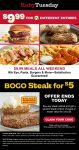 $10 entrees & second steak $5 at Ruby Tuesday #rubytuesday