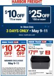 $10-$25 off $75+ at Harbor Freight Tools #harborfreight