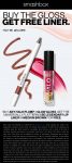 Free lip liner with your gloss today at Smashbox cosmetics #smashbox