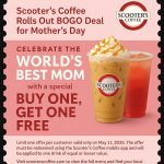 Second coffee free today at Scooters Coffee #scooterscoffee