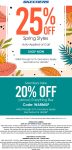 25% off spring styles & 20% everything else at Skechers via promo code WARMUP #skechers