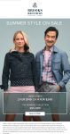 25% off womens & mens shirts 2 for $149 at Brooks Brothers Factory #brooksbrothersfactory