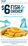 $6 fish & chicken basket at Long John Silvers #longjohnsilvers